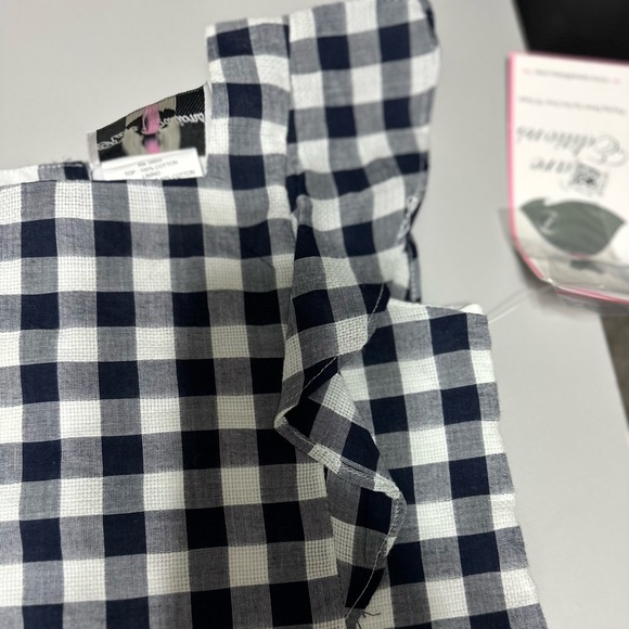 Rare Editions 2-piece set Navy Shorts with Navy and White Checkered top - Picture 11 of 11